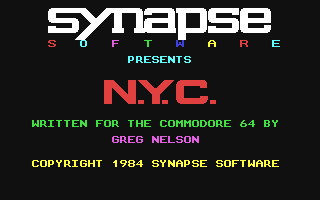 New York City Title Screen